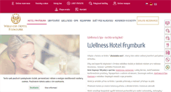 Desktop Screenshot of hotelfrymburk.cz