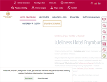 Tablet Screenshot of hotelfrymburk.cz